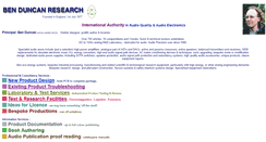Desktop Screenshot of benduncanresearch.com